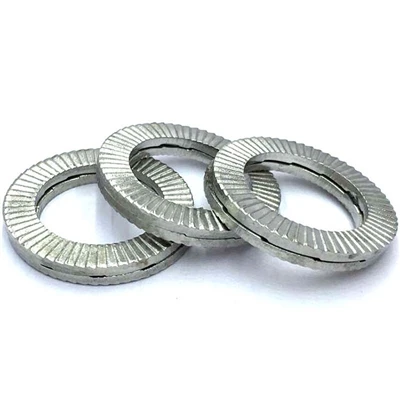 Tvöfalt - Layer Wedde Lock Washer vs. Standard Spring Washer