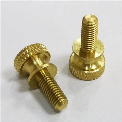 Knurled þumalfingur skrúfa